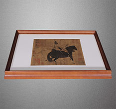 胶州书画装裱配框服务案例